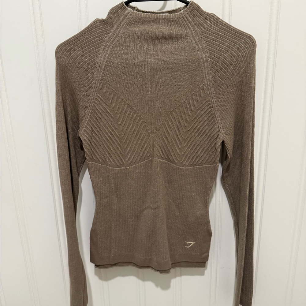 Gymshark Tan Knit Top